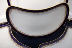 ROYAL WORCESTER COBALT 3898- CRESCENT SALAD PLATE  .....  http://jaapiesfinechinastore.com