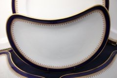 ROYAL WORCESTER COBALT 3898- CRESCENT SALAD PLATE  .....  http://jaapiesfinechinastore.com