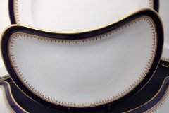 ROYAL WORCESTER COBALT 3898- CRESCENT SALAD PLATE  .....  http://jaapiesfinechinastore.com