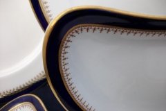 ROYAL WORCESTER COBALT 3898- CRESCENT SALAD PLATE  .....  http://jaapiesfinechinastore.com