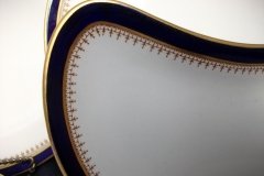 ROYAL WORCESTER COBALT 3898- CRESCENT SALAD PLATE  .....  http://jaapiesfinechinastore.com