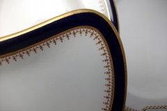 ROYAL WORCESTER COBALT 3898- CRESCENT SALAD PLATE  .....  http://jaapiesfinechinastore.com