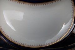 ROYAL WORCESTER COBALT 3898- CRESCENT SALAD PLATE  .....  http://jaapiesfinechinastore.com