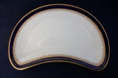 ROYAL WORCESTER COBALT 3898- CRESCENT SALAD PLATE  .....  http://jaapiesfinechinastore.com