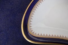 ROYAL WORCESTER COBALT 3898- CRESCENT SALAD PLATE  .....  http://jaapiesfinechinastore.com