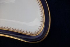 ROYAL WORCESTER COBALT 3898- CRESCENT SALAD PLATE  .....  http://jaapiesfinechinastore.com