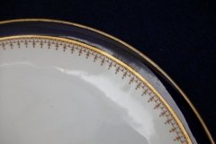 ROYAL WORCESTER COBALT 3898- CRESCENT SALAD PLATE  .....  http://jaapiesfinechinastore.com