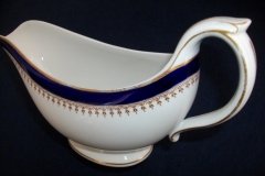 ROYAL WORCESTER COBALT 5786-  GRAVY BOAT #1  .....  http://jaapiesfinechinastore.com
