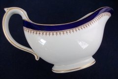 ROYAL WORCESTER COBALT 5786-  GRAVY BOAT #1  .....  http://jaapiesfinechinastore.com