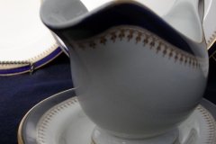 ROYAL WORCESTER COBALT 5786-  GRAVY BOAT #2  .....  http://jaapiesfinechinastore.com