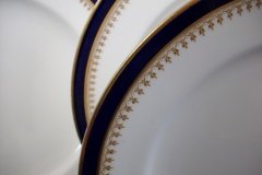 ROYAL WORCESTER COBALT 5488- LUNCHEON PLATE 9 1/8"  .....  http://jaapiesfinechinastore.com