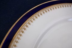 ROYAL WORCESTER COBALT 5488- LUNCHEON PLATE 9 1/8"  .....  http://jaapiesfinechinastore.com