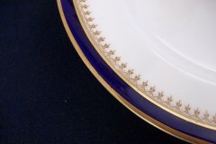 ROYAL WORCESTER COBALT 5488- LUNCHEON PLATE 9 1/8"  .....  http://jaapiesfinechinastore.com