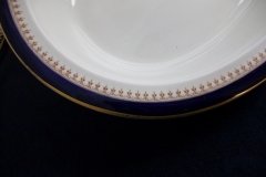 ROYAL WORCESTER COBALT 5786- OVAL SERVING BOWL 12 3/8"  .....  http://jaapiesfinechinastore.com