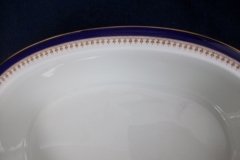 ROYAL WORCESTER COBALT 5786- OVAL SERVING BOWL 12 3/8"  .....  http://jaapiesfinechinastore.com