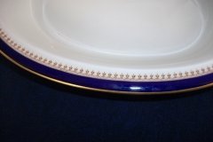 ROYAL WORCESTER COBALT 5786- OVAL SERVING BOWL 12 3/8"  .....  http://jaapiesfinechinastore.com