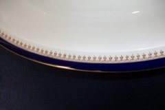 ROYAL WORCESTER COBALT 5786- OVAL SERVING BOWL 12 3/8"  .....  http://jaapiesfinechinastore.com