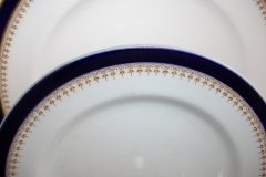 ROYAL WORCESTER COBALT 5786- SALAD PLATE  8"  .....  http://jaapiesfinechinastore.com
