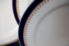ROYAL WORCESTER COBALT 5786- SALAD PLATE  8"  .....  http://jaapiesfinechinastore.com