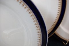 ROYAL WORCESTER COBALT 5786- SALAD PLATE  8"  .....  http://jaapiesfinechinastore.com