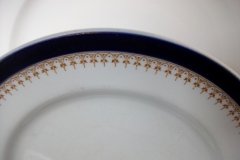 ROYAL WORCESTER COBALT 5786- SALAD PLATE  8"  .....  http://jaapiesfinechinastore.com