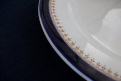 ROYAL WORCESTER COBALT 5786- SALAD PLATE  8"  .....  http://jaapiesfinechinastore.com