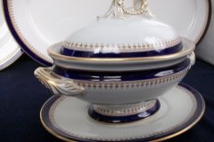 ROYAL WORCESTER COBALT 5786- SAUCE TUREEN #1  .....  http://jaapiesfinechinastore.com