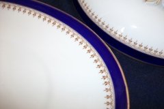 ROYAL WORCESTER COBALT 5786- SAUCE TUREEN #1  .....  http://jaapiesfinechinastore.com