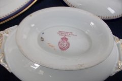 ROYAL WORCESTER COBALT 5786- SAUCE TUREEN #1  .....  http://jaapiesfinechinastore.com