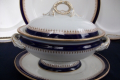 ROYAL WORCESTER COBALT 5786- SAUCE TUREEN #2  .....  https://www.jaapiesfinechinastore.com