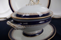 ROYAL WORCESTER COBALT 5786- SAUCE TUREEN #2  .....  https://www.jaapiesfinechinastore.com