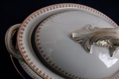 ROYAL WORCESTER COBALT 5786- SAUCE TUREEN #2  .....  http://jaapiesfinechinastore.com