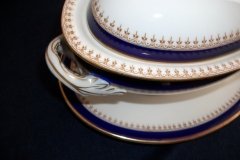 ROYAL WORCESTER COBALT 5786- SAUCE TUREEN #2  .....  http://jaapiesfinechinastore.com