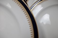 ROYAL WORCESTER COBALT 5488- DINNER PLATE 10 3/8"   .....  http://jaapiesfinechinastore.com
