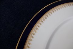 ROYAL WORCESTER COBALT 5488- DINNER PLATE 10 3/8"   .....  http://jaapiesfinechinastore.com