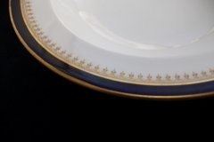 ROYAL WORCESTER COBALT 5488- NAROW RIM SOUP BOWL 9 1/8"   .....   http://jaapiesfinechinastore.com