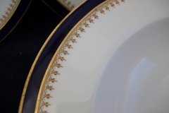 ROYAL WORCESTER COBALT 5488- WIDE RIM SOUP BOWL 9 1/8"  .....  http://jaapiesfinechinastore.com