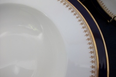 ROYAL WORCESTER COBALT 5488- WIDE RIM SOUP BOWL 9 1/8"  .....  https://www.jaapiesfinechinastore.com