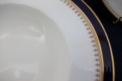 ROYAL WORCESTER COBALT 5488- WIDE RIM SOUP BOWL 9 1/8"  .....  http://jaapiesfinechinastore.com