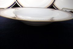 ROYAL WORCESTER COBALT 5488- WIDE RIM SOUP BOWL 9 1/8"  .....  http://jaapiesfinechinastore.com
