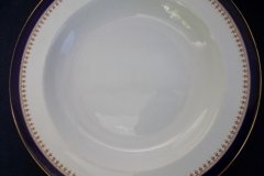 ROYAL WORCESTER COBALT 5786- RIM SOUP BOWL 9 5/8"  .....  http://jaapiesfinechinastore.com