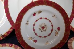 ROYAL WORCESTER GEORGIAN RED-  BREAD & BUTTER PLATE   .....  http://jaapiesfinechinastore.com