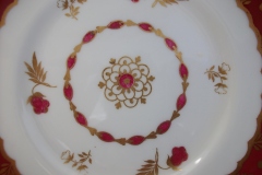 ROYAL WORCESTER GEORGIAN RED-  BREAD & BUTTER PLATE   .....  https://www.jaapiesfinechinastore.com