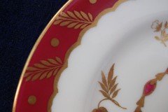 ROYAL WORCESTER GEORGIAN RED-  BREAD & BUTTER PLATE   .....  http://jaapiesfinechinastore.com