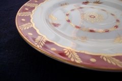 ROYAL WORCESTER GEORGIAN RED-  BREAD & BUTTER PLATE   .....  http://jaapiesfinechinastore.com