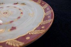ROYAL WORCESTER GEORGIAN RED-  BREAD & BUTTER PLATE   .....  http://jaapiesfinechinastore.com