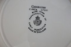 ROYAL WORCESTER GEORGIAN RED-  BREAD & BUTTER PLATE   .....  http://jaapiesfinechinastore.com