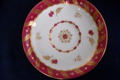 ROYAL WORCESTER GEORGIAN RED- CUP & SAUCER   .....  http://jaapiesfinechinastore.com