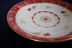 ROYAL WORCESTER GEORGIAN RED- CUP & SAUCER   .....  http://jaapiesfinechinastore.com