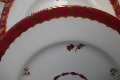 ROYAL WORCESTER GEORGIAN RED- DINNER  PLATE   .....  http://jaapiesfinechinastore.com
